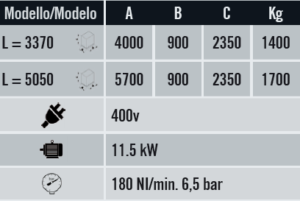 Soldadora cuatro cabezales SL4 UNI