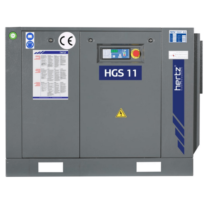 Compresor de Tornillo rotativo HGS-11. Disomaq Maquinaria, venta de maquinaria para Aluminio y PVC