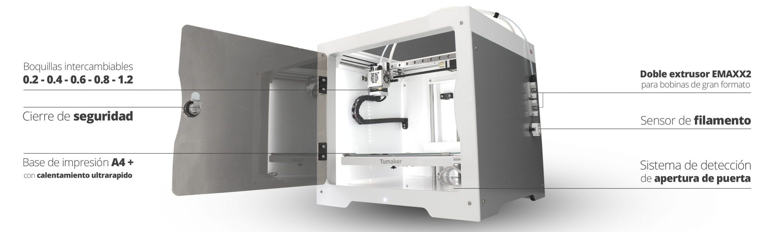 TU MAKER BIGFOOT 200 / 350 / 500 Impresora 3D KYOBY – Grupo Disomaq –  Maquinaria para Aluminio y PVC